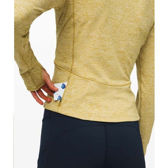 Lululemon 1/2 Zip Long Sleeve Cropped Size 4 - Picture 3 of 4